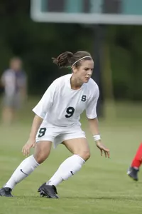 Senior Lauren Hill had two shots in Sunday's tie with Michigan.