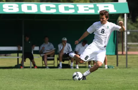 Spencer Thompson and the Spartans will take on Indiana at 2 p.m. on Sunday in Bloomington, Ind.