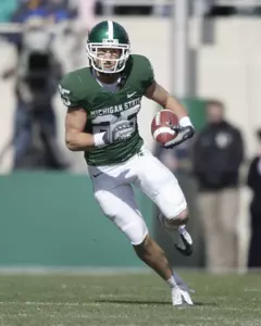 Blair White recorded his third 100-yard receiving game of the season with 12 catches for 186 yards and two TDs in MSU's 24-14 win over Northwestern.