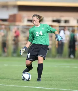 Jill Flietstra made a career-high 12 saves in Friday's loss to Indiana.