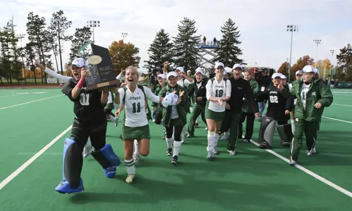 The Spartans clinched their first-ever outright Big Ten Regular Season Championship last weekend.
