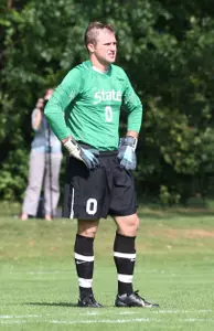 Avery Steinlage and the Spartans will be looking for their first conference win of 2009 on Sunday.