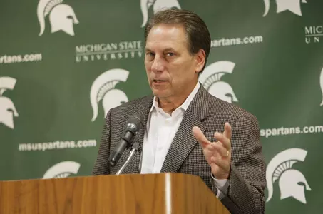 Tom Izzo announced the signing of one of the nation's top recruiting classes on Wednesday.