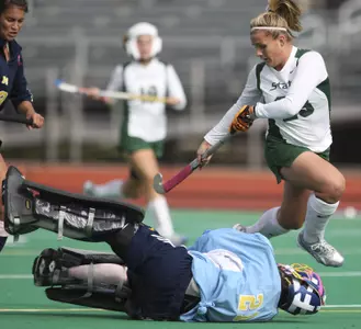 Chantae Miller scored the first goal for the Spartans.