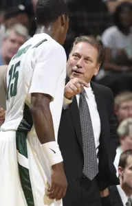 Tom Izzo and the Spartans face Grand Valley State on Monday night at 7 p.m.