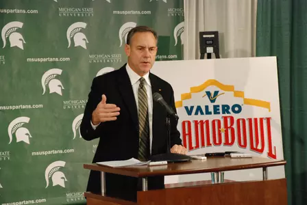 Coach Dantonio spoke to the media on Friday about the matchup against Texas Tech in the Valero Alamo Bowl.