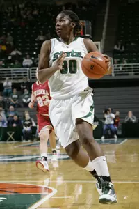 Lykendra Johnson led the Spartans with 13 points. (File Photo)