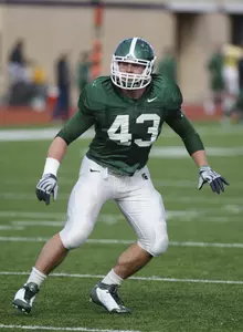 Eric Gordon at the team's practice on Monday morning at Alamo Heights High School.