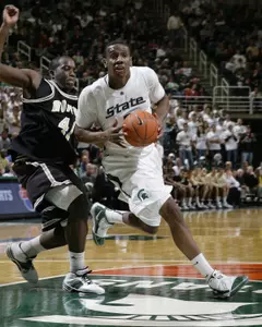 Raymar Morgan and the Spartans play at The Citadel on Monday night.