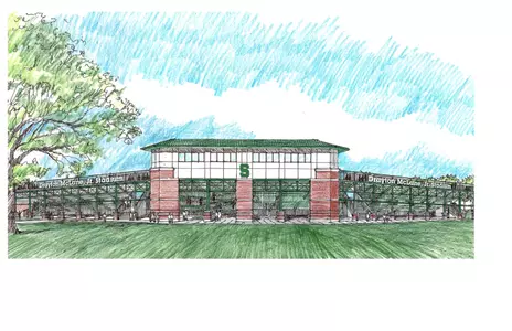 McLane Baseball Stadium exterior.