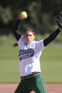 Sophomore Shae Bass recorded her first win of the season