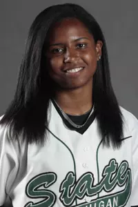 Freshman Lori Padilla recorded her first career hit against Fairfield