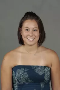 Alycia Mokedanz took 14th in the 1-meter diving competition.