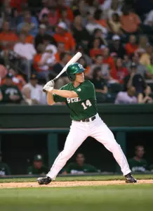 Brandon Eckerle went 2-for-3 in Friday's loss to Illinois.