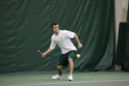 Senior Alex Forger defeated No. 119 Tobias Reitz of Northwestern.