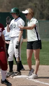 Lindsey Hansen recorded her team-leading sixth home run against Georgetown