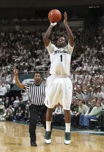 Kalin Lucas was named Big Ten Player of the Year by the league's coaches and media.