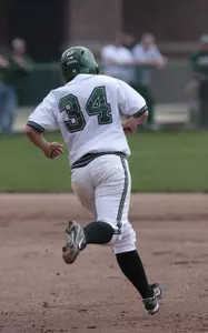 Senior Kara Weigle went 2-for-3 at the plate