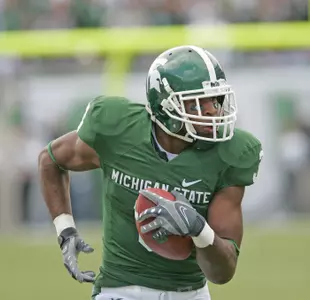 B.J. Cunningham had four receptions for 76 yards in MSU's 16-13 victory over Iowa last year.