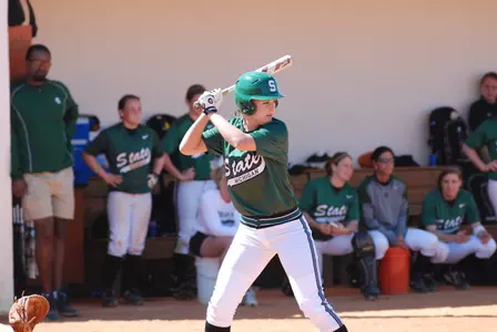 Freshman Brett Williams hit her second career home run in the fifth inning