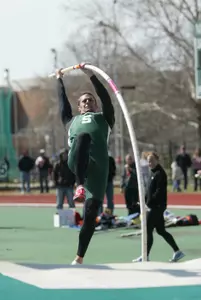 <i>Miller is on pace to set the MSU freshman decathlon record after day one. </i>
