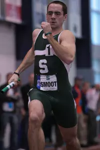 <i>Michael Smoot ran as a member of the men's 4x400m relay team that took fifth at Drake. </i>