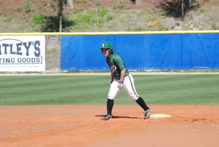 Sophomore Jessica Bracamonte hit a three-run homer in the second game