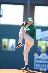 Senior Nolan Moody was elected MSU's Most Valuable Pitcher by his teammates.