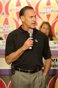 As honorary chairman for the Sparrow Children's Miracle Network, Mark Dantonio served as one of the CMN Telethon on-air hosts on WILX-TV.