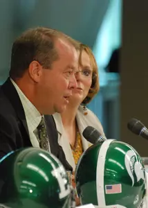 MSU Athletics Director Mark Hollis announced details of the Celebrate the State football series on Thursday.