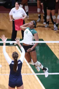 Sophomore Kyndra Abron was named MSU Showcase MVP.