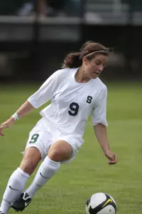 Senior Lauren Hill scored three goals in two games last week.