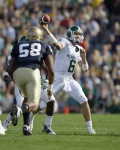 Kirk Cousins threw for a career-high 302 yards against the Irish.