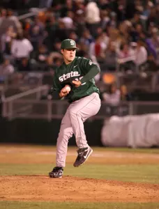 Kurt Wunderlich went 6-0 for the Hays Larks of the Jayhawk League this summer.