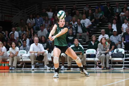 Junior Allyson Karaba earned MVP honors at the Cleveland State Invitational.