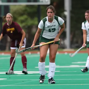 Junior Angela Pagura scored the opening goal for the Spartans.