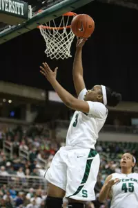 Sophomore Porsche Poole, who is coming off a 10-point effort vs. Purdue, and the Spartans hope to build off its win on Thursday night.