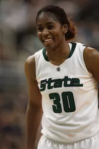Redshirt sophomore Lykendra Johnson returns to her home city of Chicago, where she posted a double-double last season.