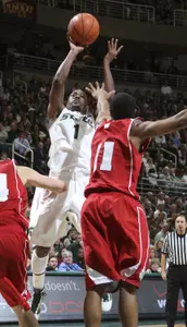 Michigan State looks to remain atop the Big Ten standings as it travels to Iowa.