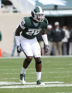 Chris L. Rucker is the most experienced player in the Spartan secondary.