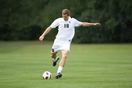 Junior Brent Rosendall scored his fifth and sixth goals of the season in the Spartans' 5-0 win over Western Michigan on Wednesday.
