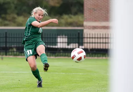 Laura Heyboer is one goal away from ho.lding the school record outright