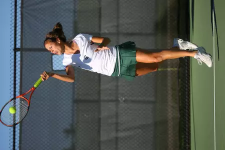 Red shirt sophomore Dana Guentert and doubles partner freshman Katarina Lingl posted an MSU victory today.