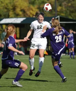 Senior defender Courtney Shegos