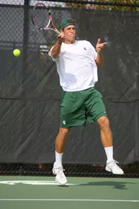 Senior Clark Richardson is one of seven Spartans in the A flight.