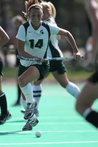 Freshman Katherine Jamieson scored the lone goal for the Spartans today.