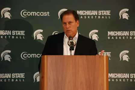 Tom Izzo announced the signing of one of the nation's top recruiting classes on Wednesday.
