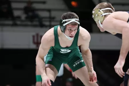 David Cheza placed third in the open division at the MSU Open Saturday at Jenison Field House.