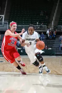 Porsche Poole scored a team-high 12 points in the win.