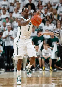 Kalin Lucas scored 13 points in his first action since injuring his Achilles last March.